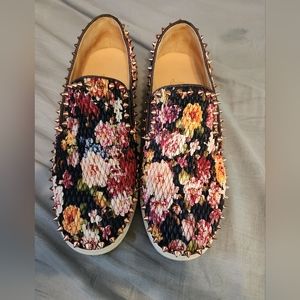 Christian Louboutin Pik floral sneakers